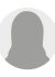 Vector flat illustration in grayscale. Avatar, user profile, person icon, profile picture. Business profile of a woman. Suitable for social media profiles, icons, screensavers and as a template.